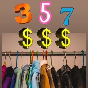 UNLISTED ITEMS $3, $5, $7 DEALS